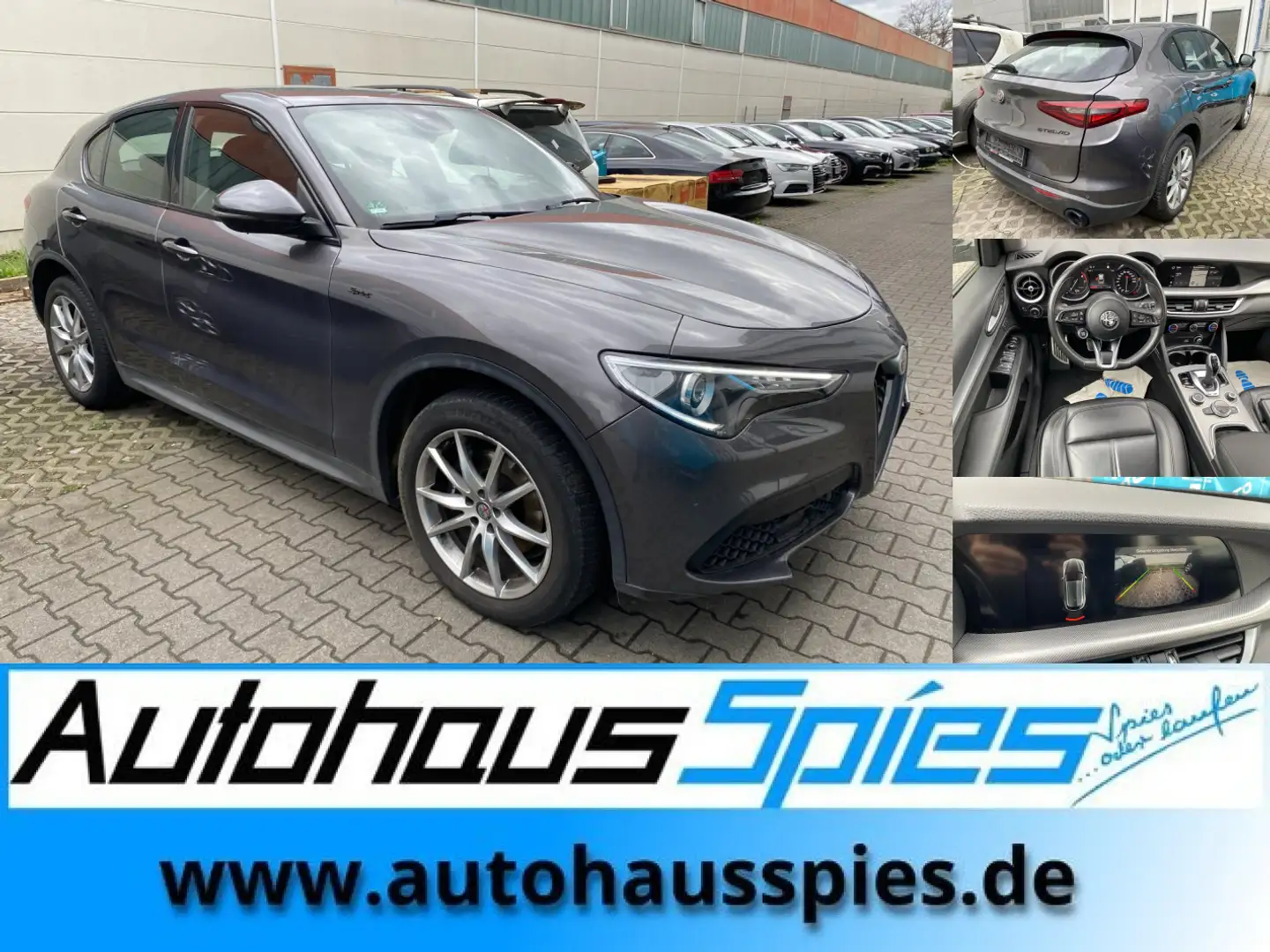 Alfa Romeo Stelvio 2.0 Turbo Q4 Sprint Grau - 1
