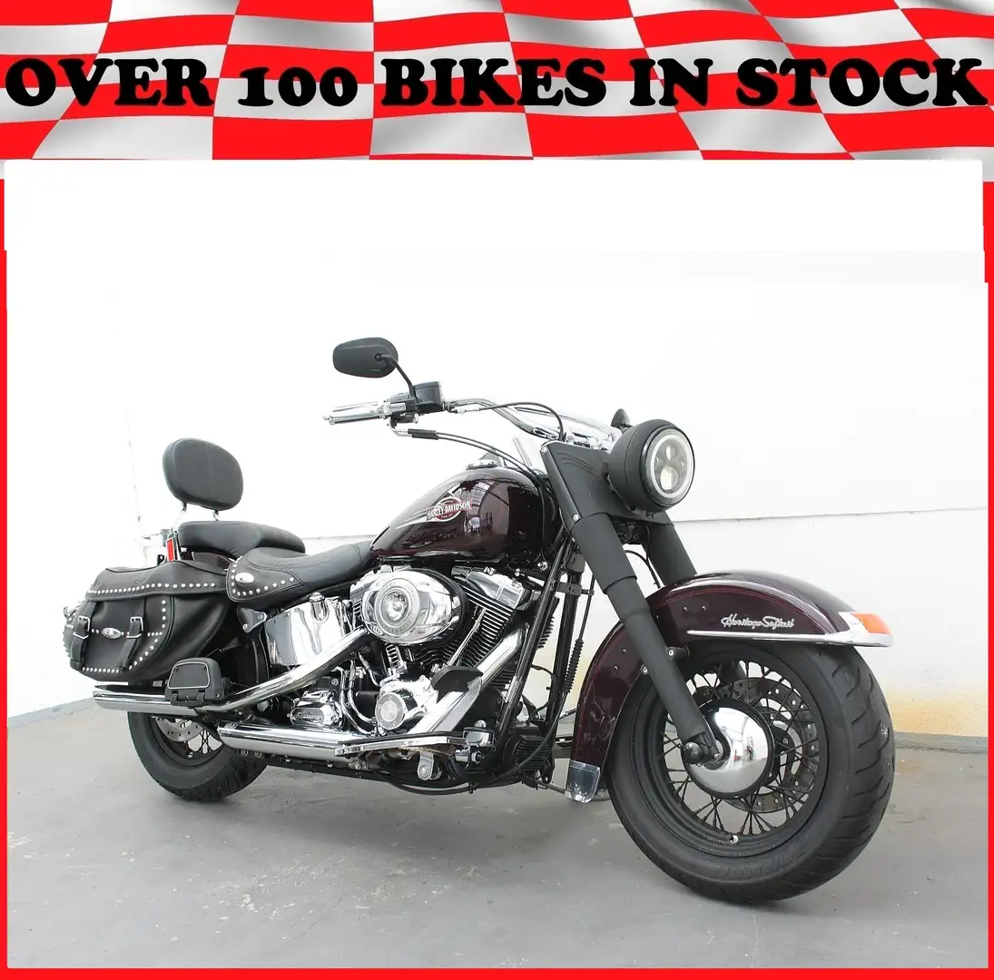 Harley-Davidson Softail FLSTC Softail Heritage Classic Rouge - 1