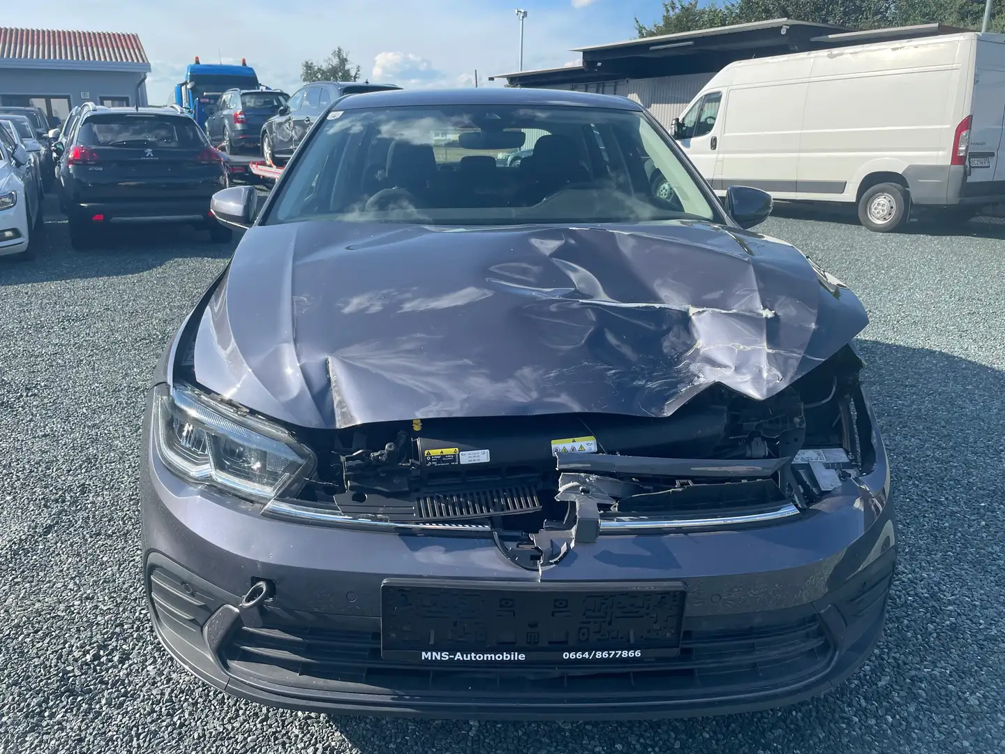 Volkswagen Polo 1.0 Benzin  Vitrual ACC LED Kamera Wasserschaden Grau - 2