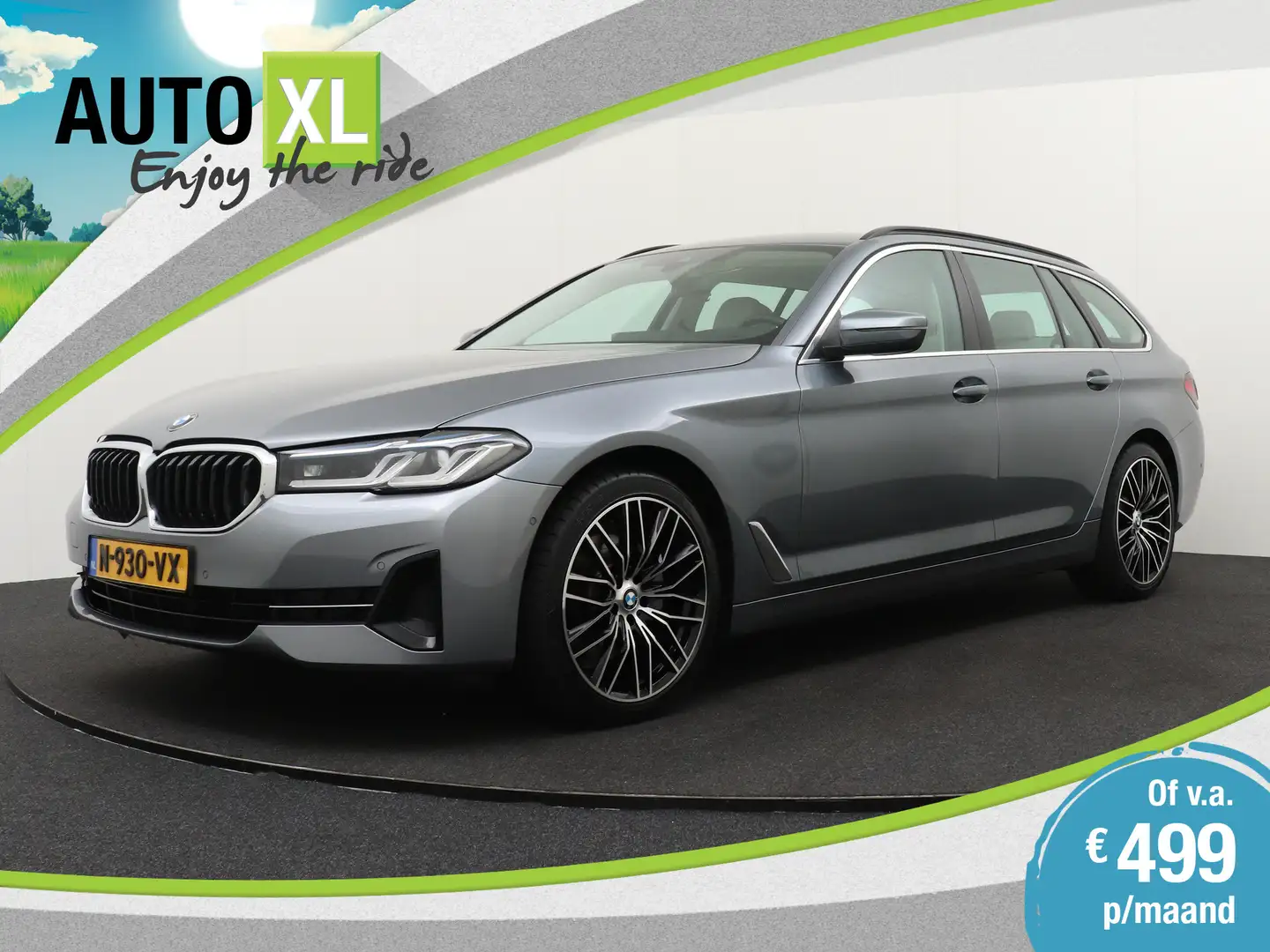 BMW 520 5-serie Touring 520d 191 PK High Exe. Camera 19' L Grijs - 1