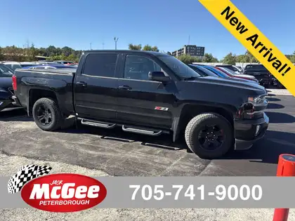 Black 2018 Chevrolet Silverado 1500 Pickup Truck Four-Wheel Drive 8-Speed Automatic