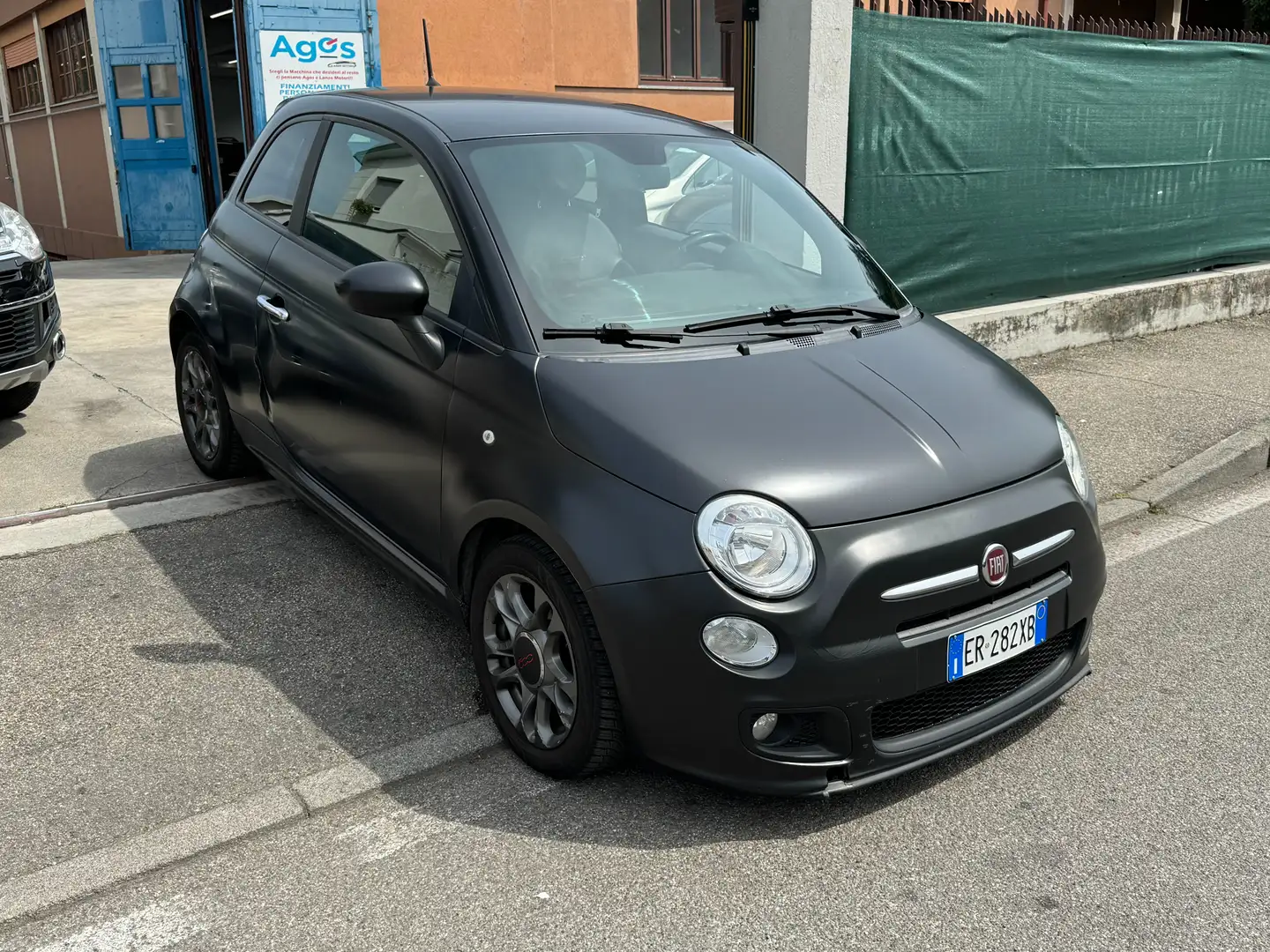 Fiat 500 1.2 *ALLESTIMENTO S*EURO6*PELLE*GPL* Schwarz - 1