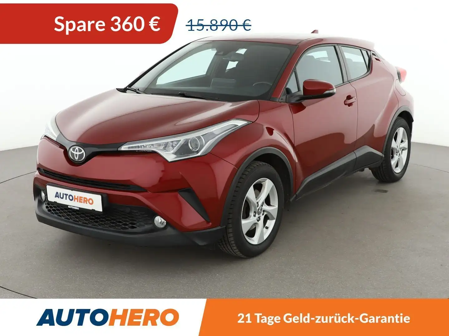 Toyota C-HR 1.2 Turbo Flow Aut.*TEMPO*CAM*KLIMA* Rot - 1