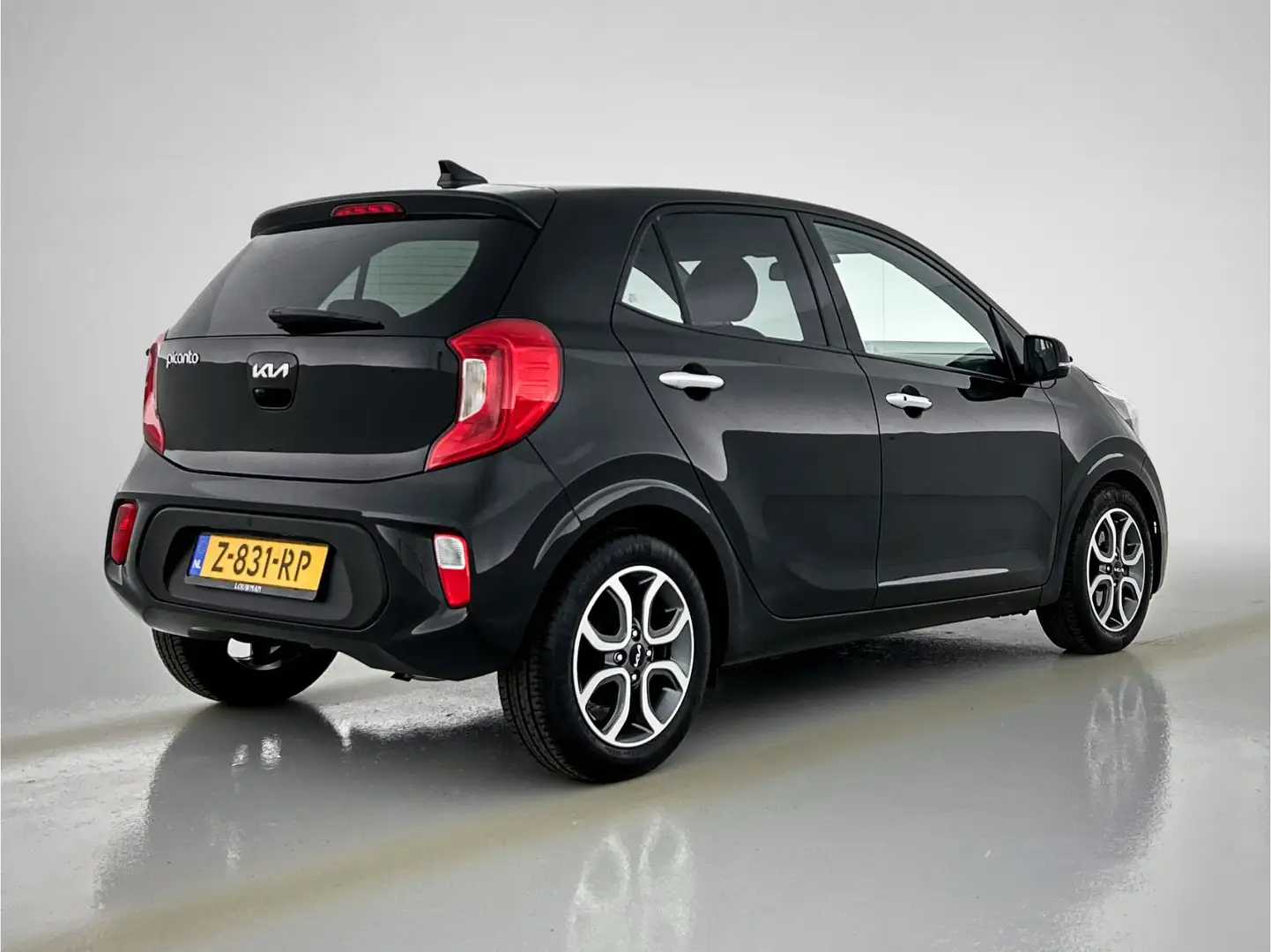 Kia Picanto 1.0 DPi DynamicPlusLine | Parkeercamera | Navigati Zwart - 2