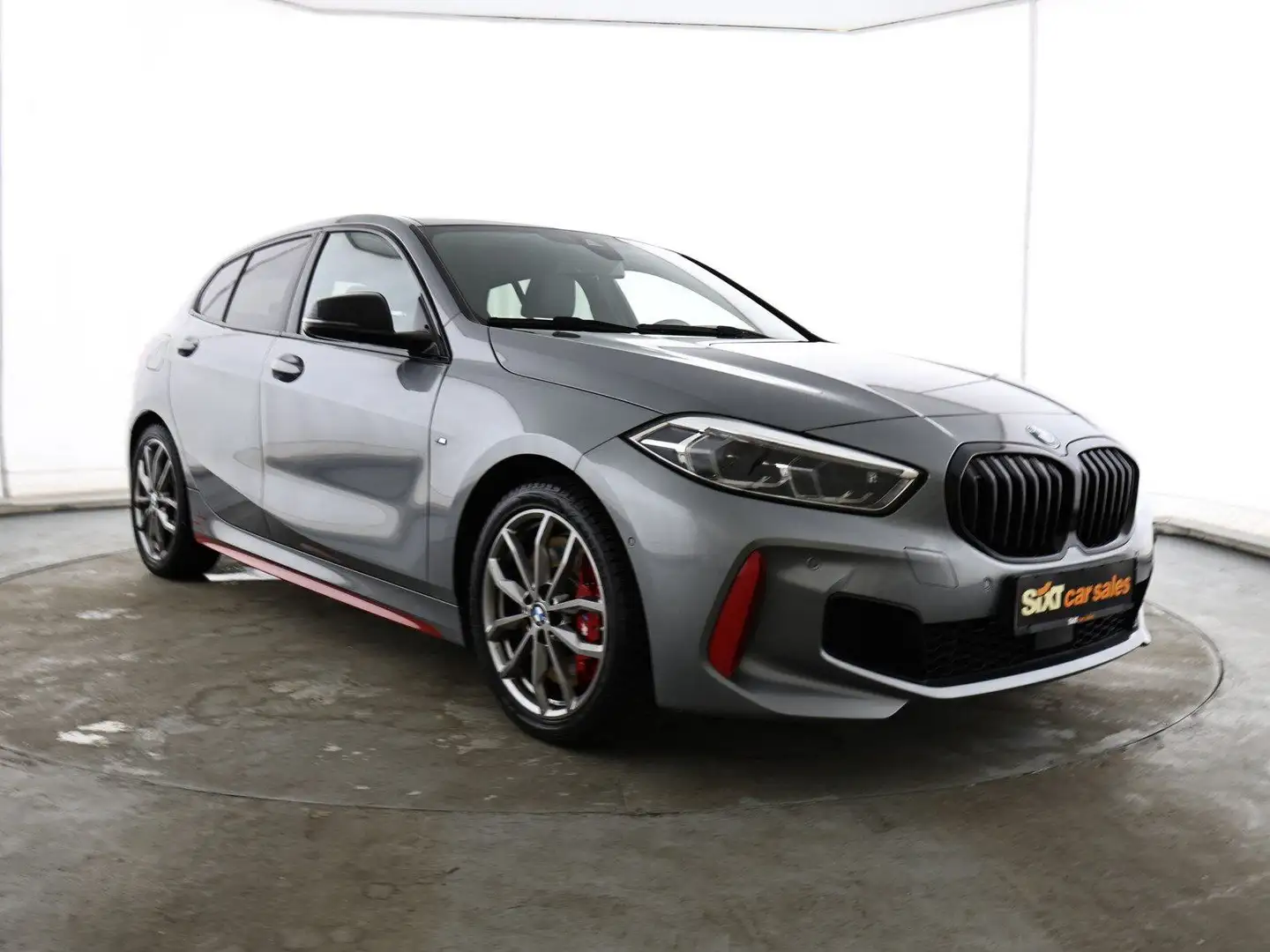 BMW 128 Pano|HeadUp|LEDer|DrivingAss|ParkAss|SHZ|el.Sitze| Grau - 1