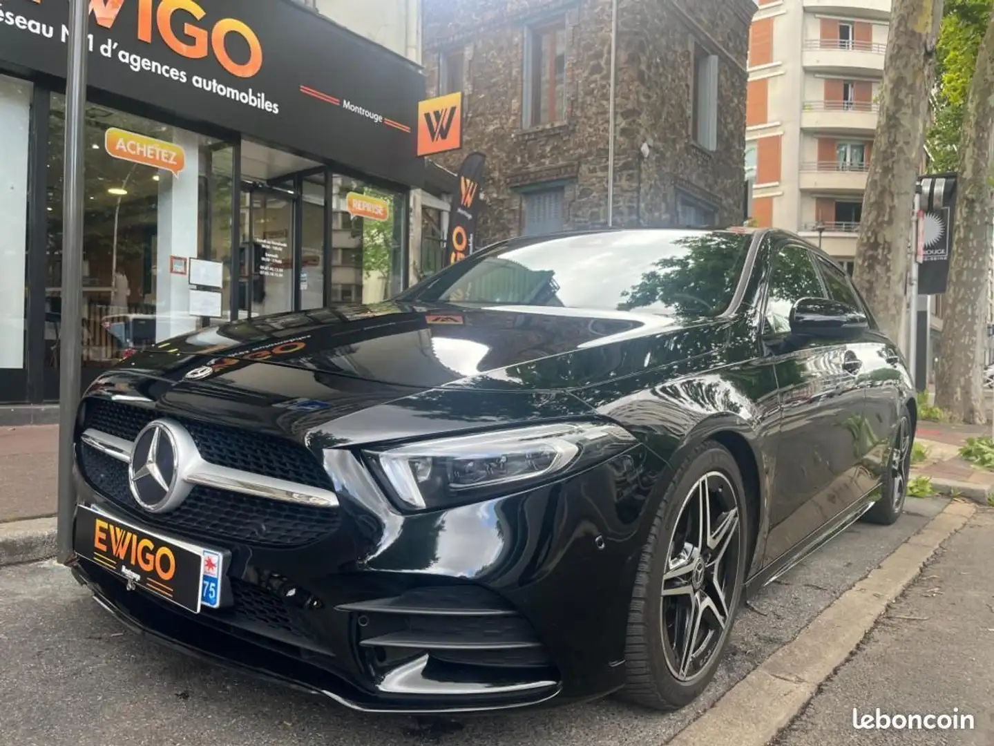 Mercedes-Benz A 150 Mercedes 2.0 200 D 150 AMG LINE 8G-DCT BVA Noir - 1