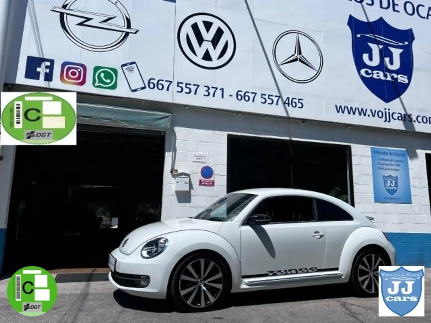 Volkswagen Beetle 2.0 TSI Sport DSG Wit - 1