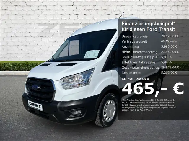 Ford Transit Kasten FT 350 L2 Trend AWD AHK ACC Apple CarPlay A