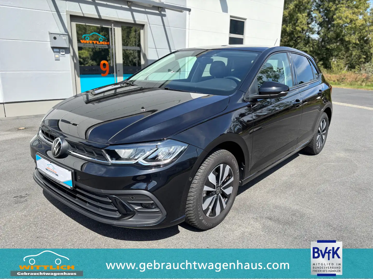 Volkswagen Polo 1.0 TSI, DSG - "GOAL" +LED +Kamera +Navi +Garantie Zwart - 1