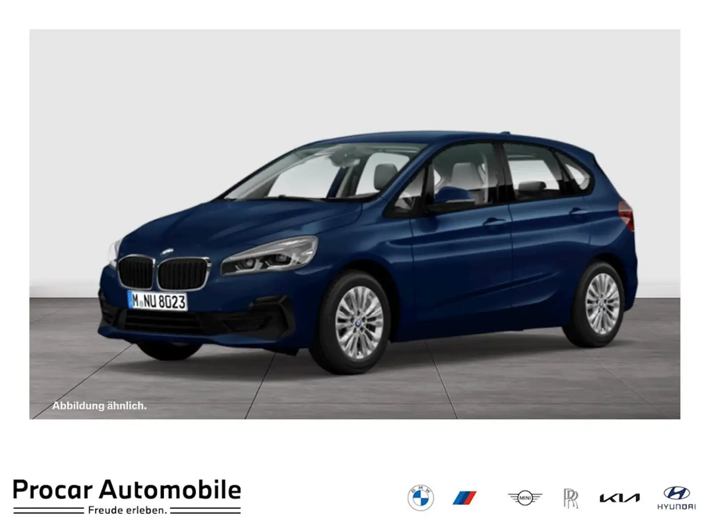 BMW 220 i Advantage NAVI LED PDC V+H DAB Sitzheiz. Blau - 1