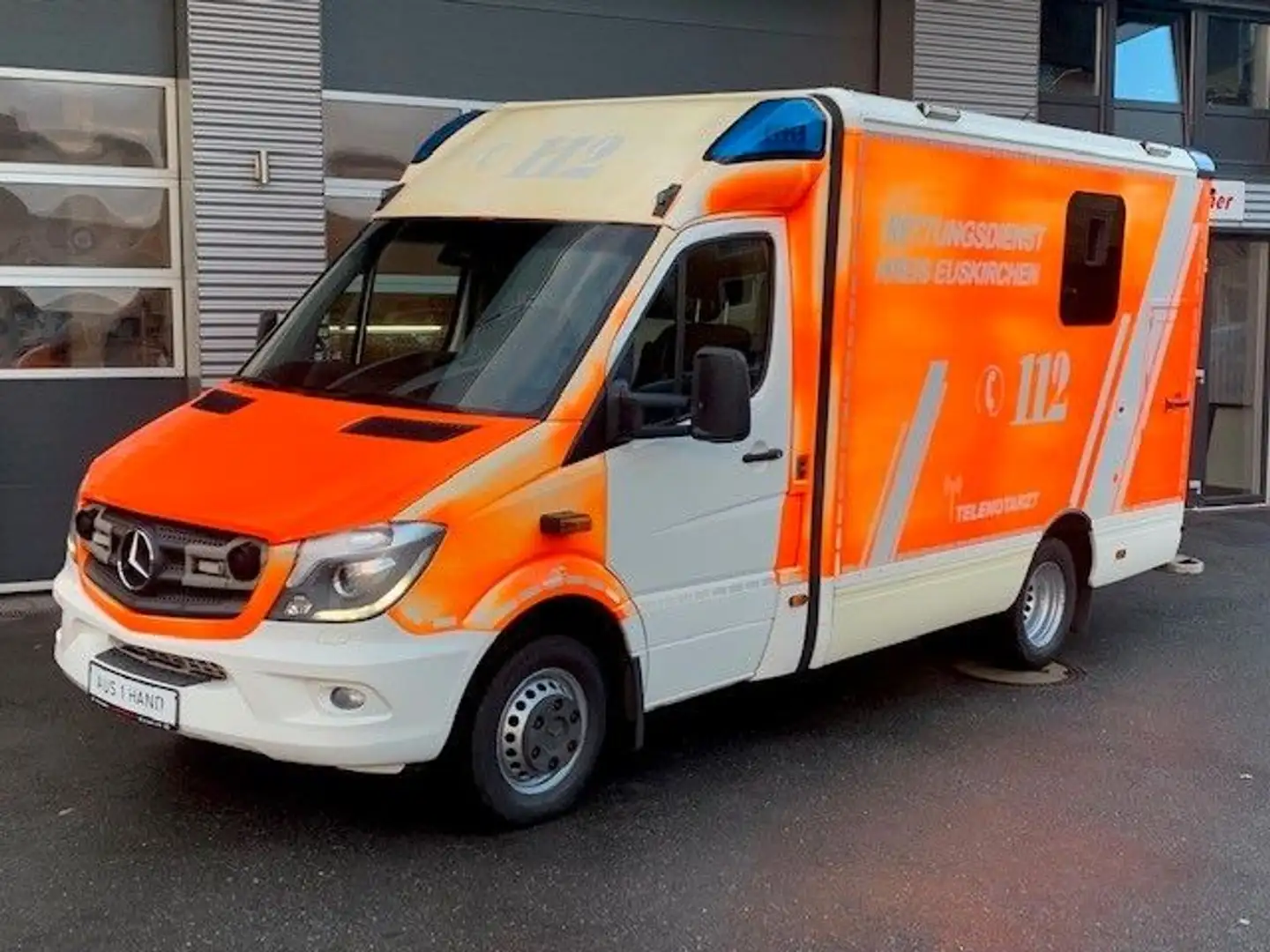 Mercedes-Benz Sprinter 416 Rettungswagen RTW Strobel EURO 6 Blanco - 1