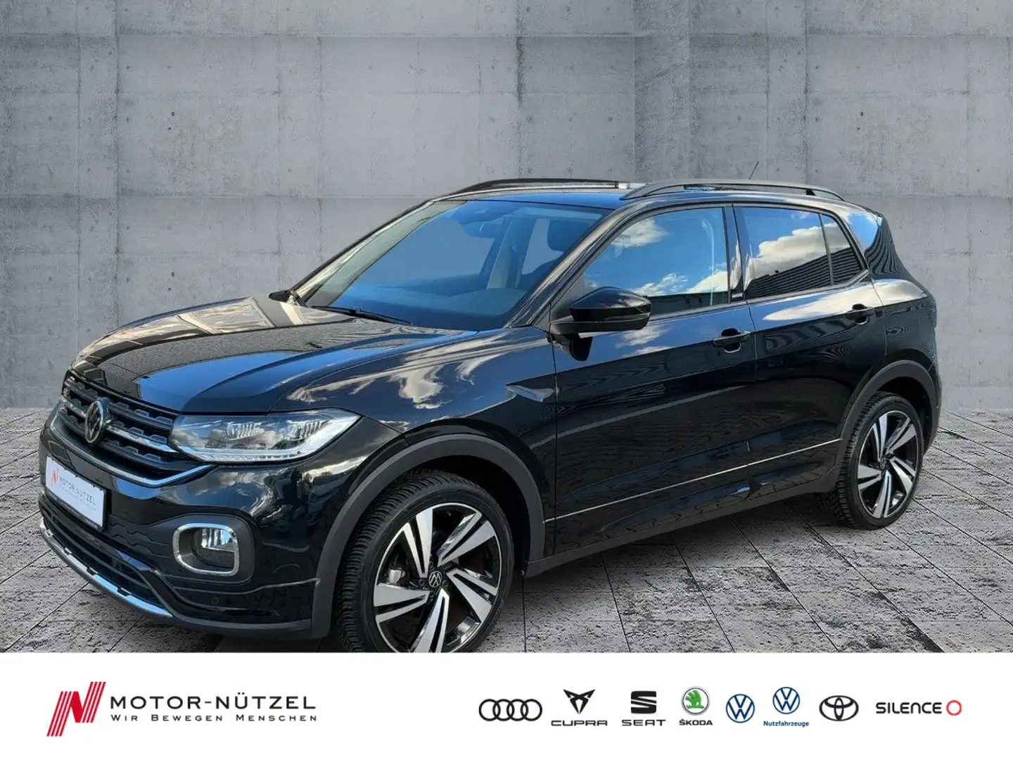 Volkswagen T-Cross 1.5 TSI DSG R-LINE 5JG+LED+NAVI+ACC+SHZ Schwarz - 1