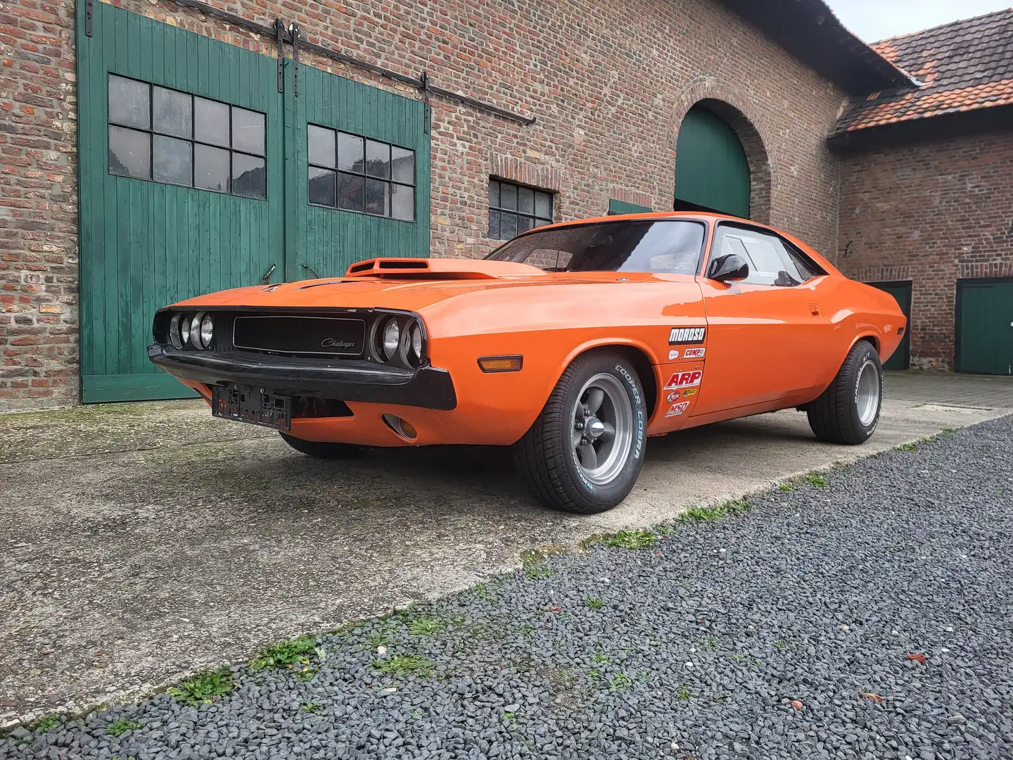 Dodge Challenger 440 Muscle Car Stockcar Nascar Orange - 1
