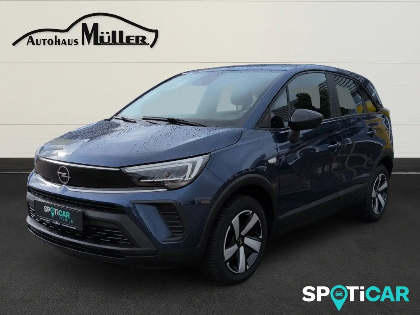 Opel Crossland Edition 1.2 Turbo AUTO SHZ Navi LED Apple CarPlay Bleu - 1