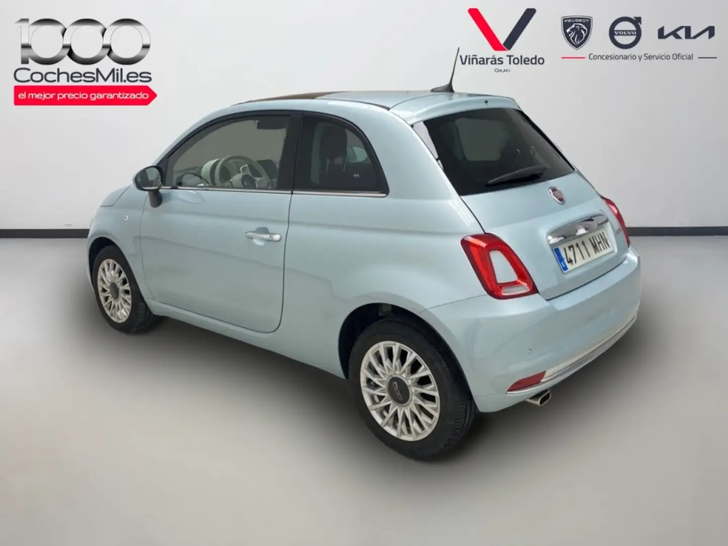 Fiat 500 1.0 Hybrid Dolcevita 52kW Bleu - 2