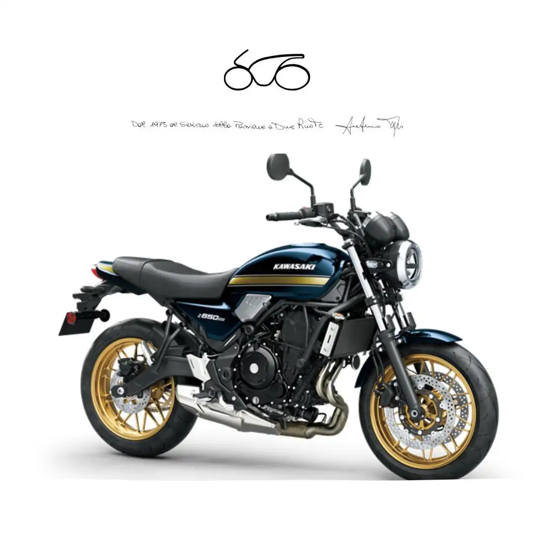 Kawasaki Z 650 RS . Albastru - 1