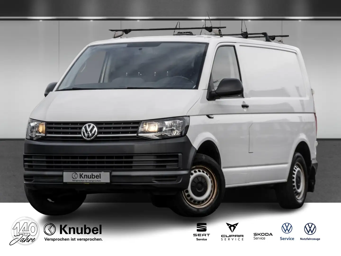 Volkswagen T6 Transporter Kasten 2.0 TDI Standhz. Klima AHK Weiß - 1