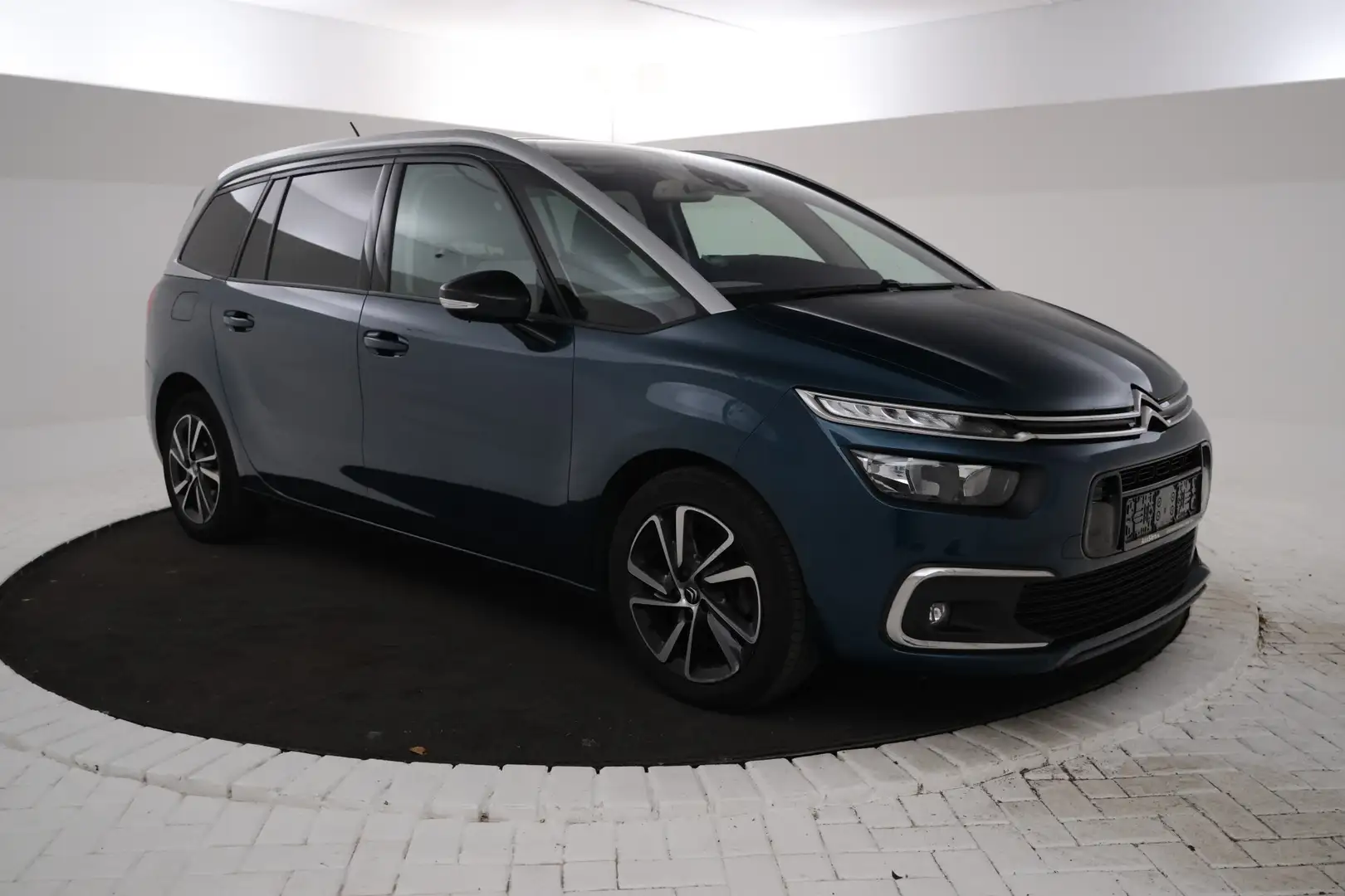 Citroen Grand C4 SpaceTourer 1.2 PureTech Shine 7 Zitter, Navigatie, Climate, Blauw - 2