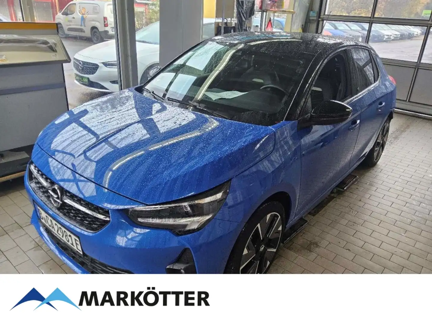 Opel Corsa-e F Ultimate ACC/LED/CAM/APPLE&Android Blau - 1