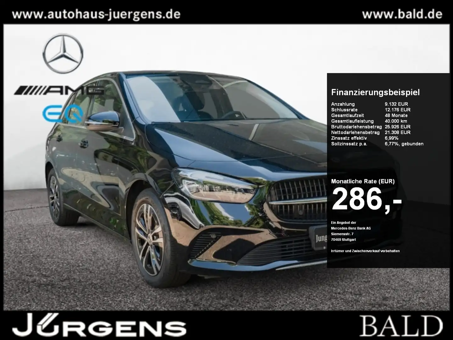 Mercedes-Benz B 250 e Progressive/LED/Cam/Distr/Totw/Winter/17 Negru - 1