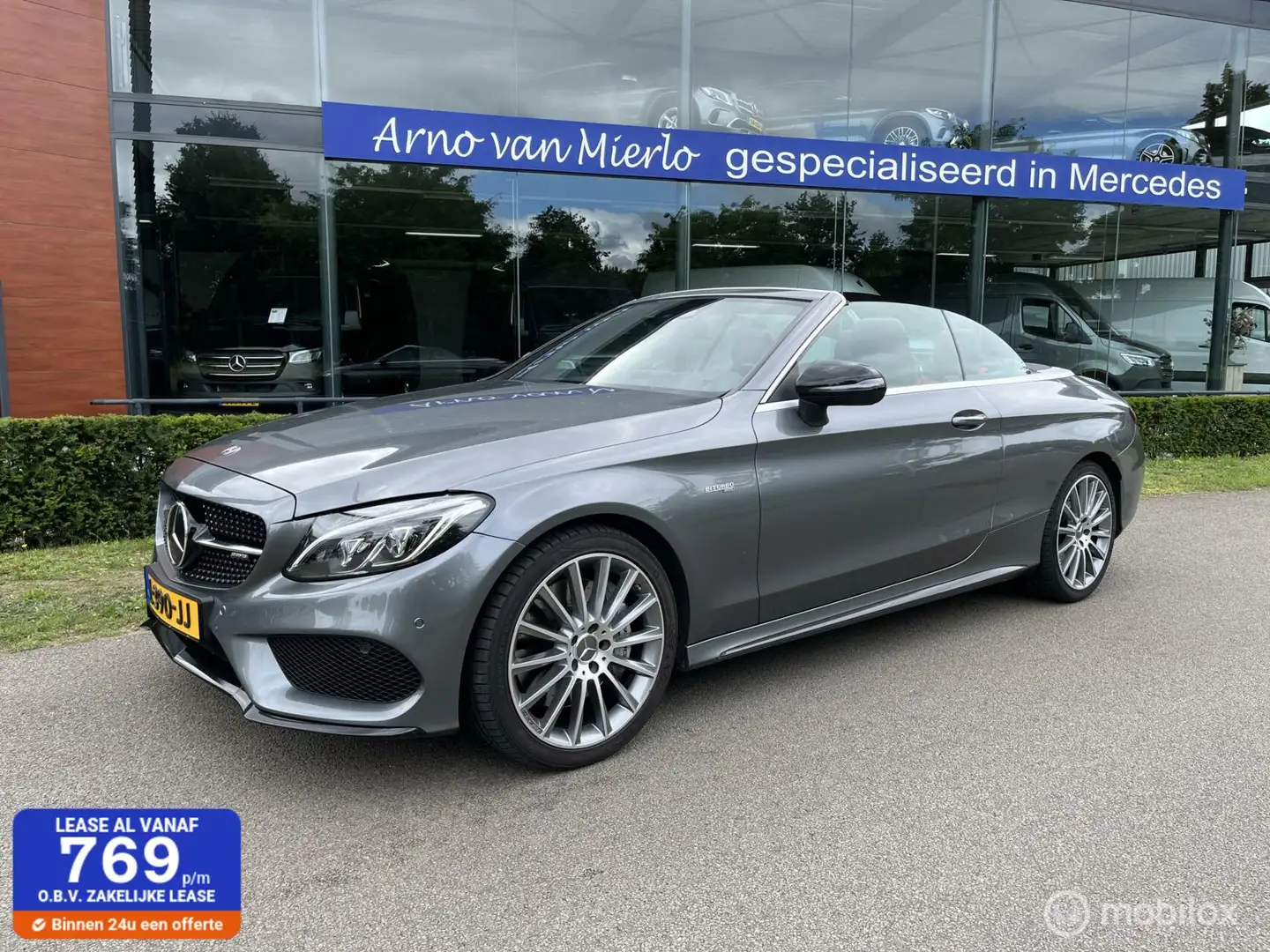 Mercedes-Benz C 43 AMG Cabrio 4MATIC Distronic, Memory, Camera, Dodehoeka Grijs - 1