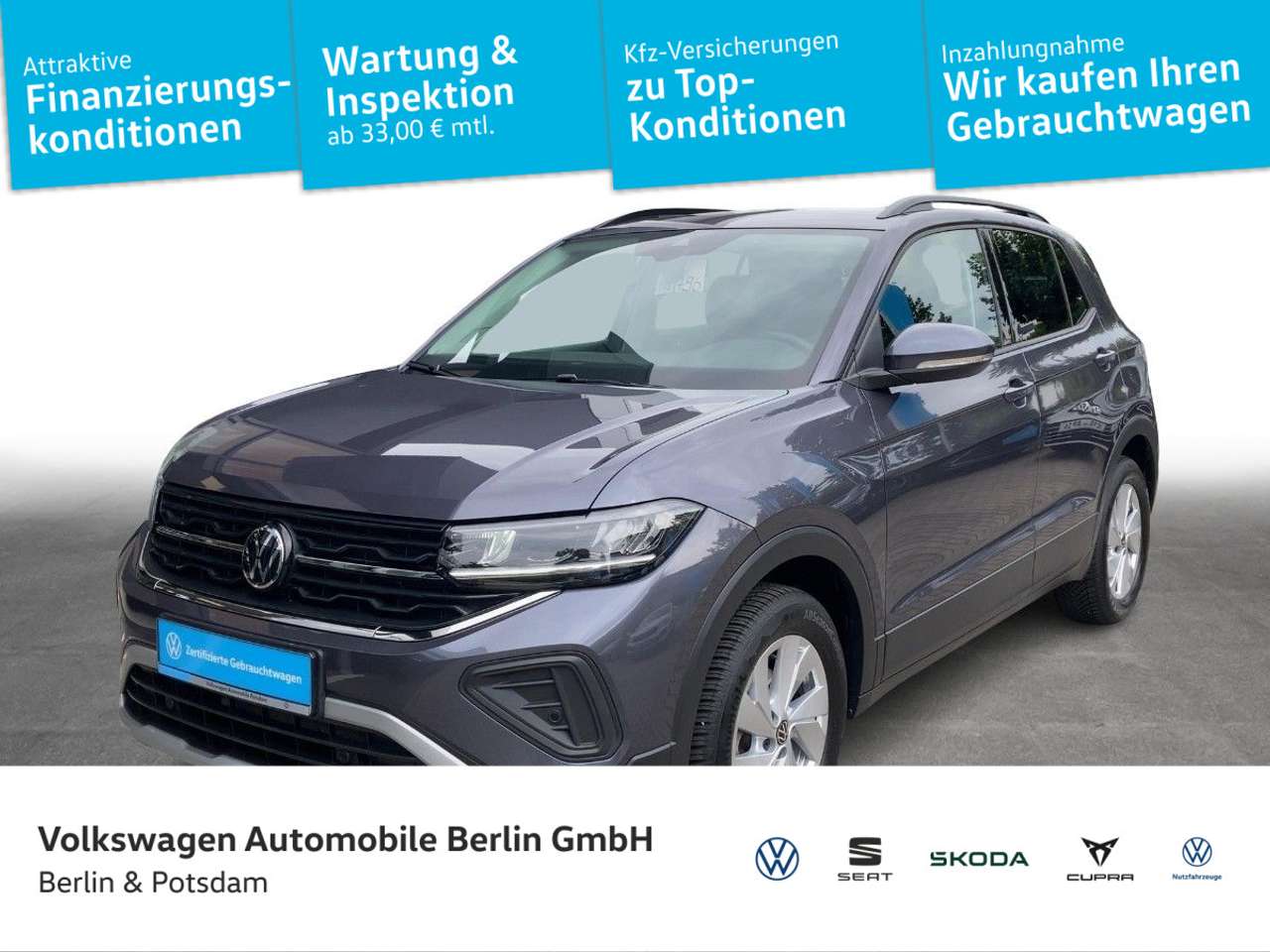 Volkswagen T-Cross 2025 — 1.0 TSI Life DSG Navi LED ACC
