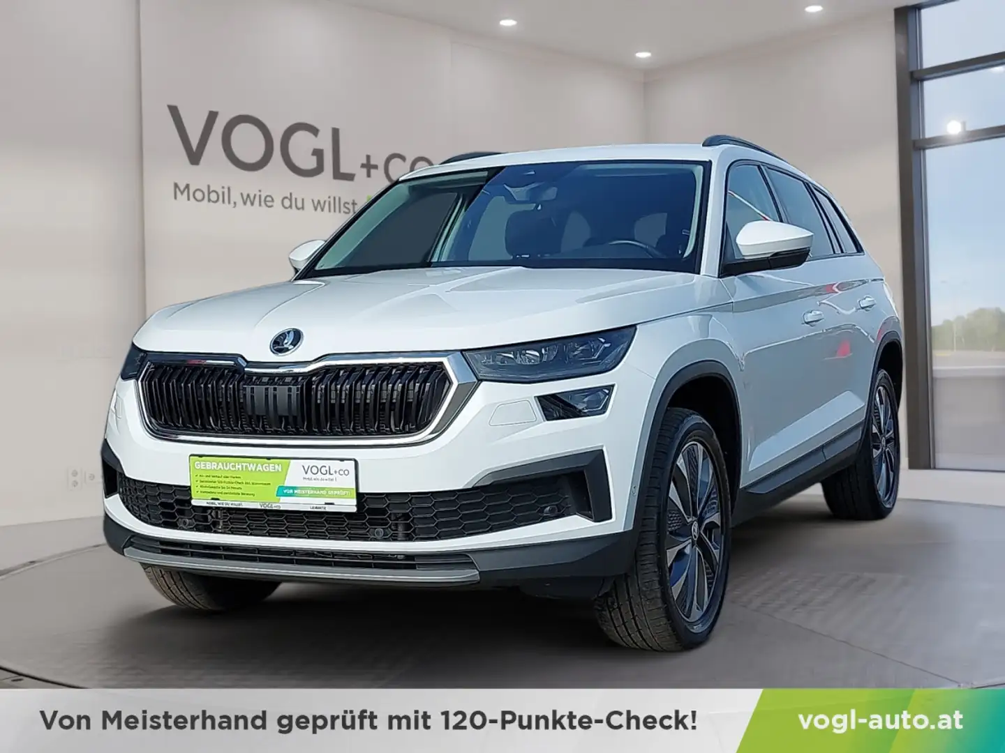 Skoda Kodiaq 2.0 TDI SCR 4x4 Ambition SC DSG Weiß - 1