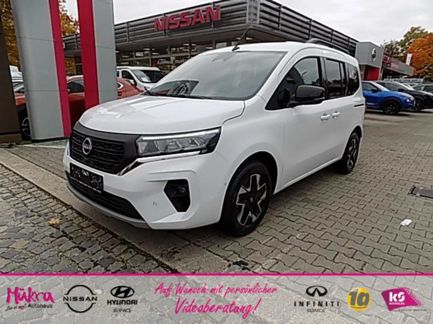 Nissan Townstar Kombi L1 DIG-T 130PS AT Klima Navi Leder Blanc - 1