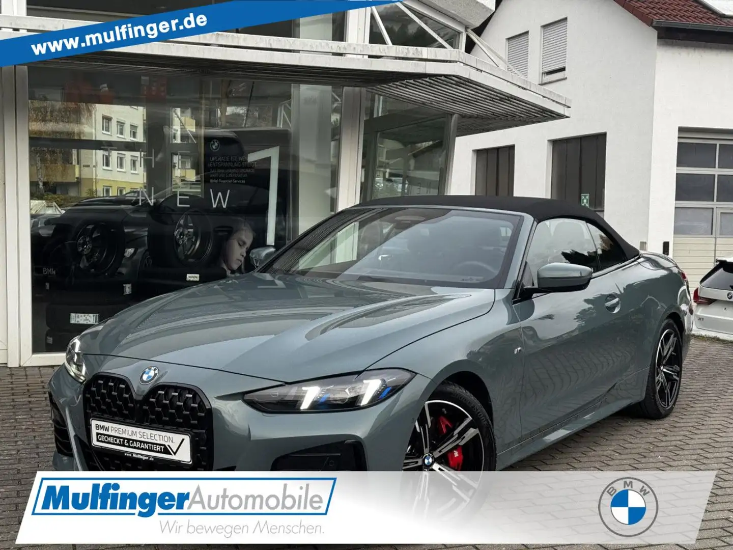 BMW 420 i Cabrio M Sport Pro HUD ACC SuView.HiFi Prof Verde - 1