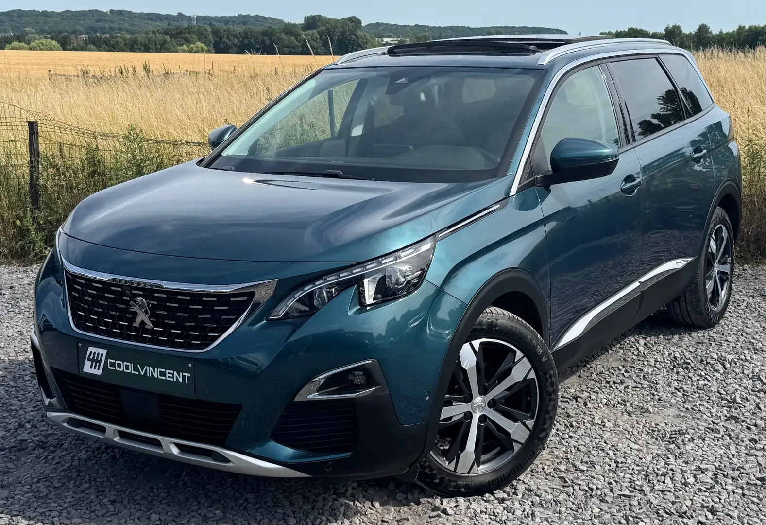 Peugeot 5008 1.6 BlueHDi - Toit Pano - GPS - CAM - CarPlay - Bleu - 1