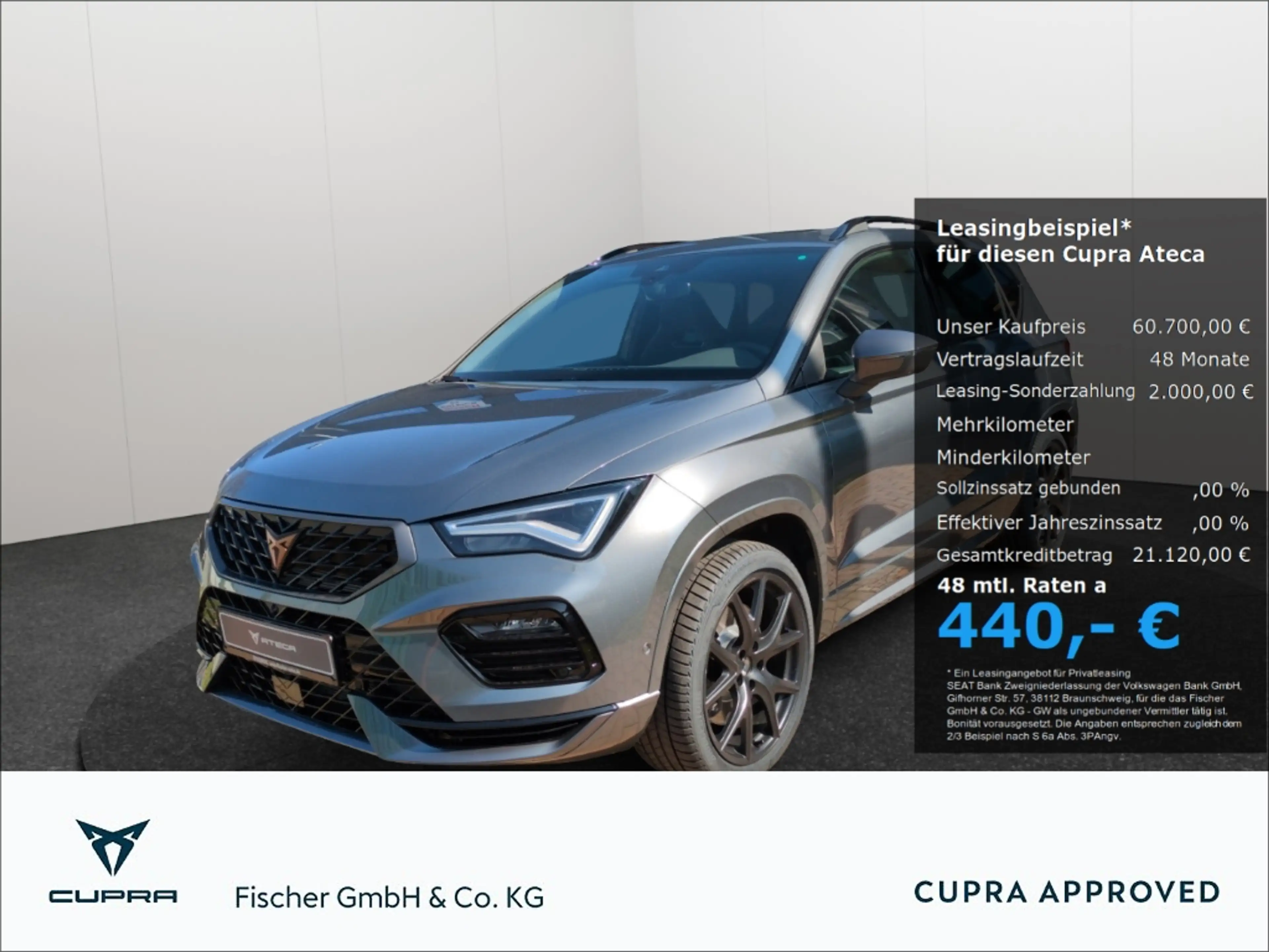 CUPRA Ateca VZ 4Drive AD AHK-klappbar Navi Digitales Cockpit M