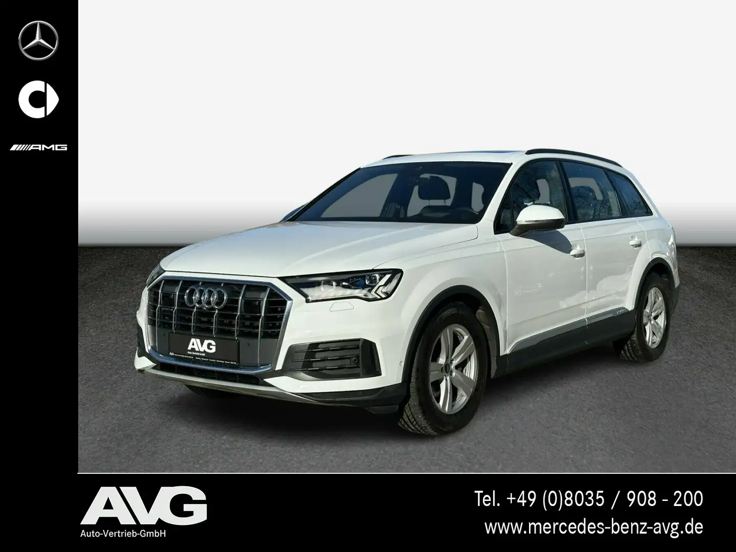 Audi Q7 Q7 50 3.0 TDI Pano RFK Distronic HuD SoundSys Weiß - 1