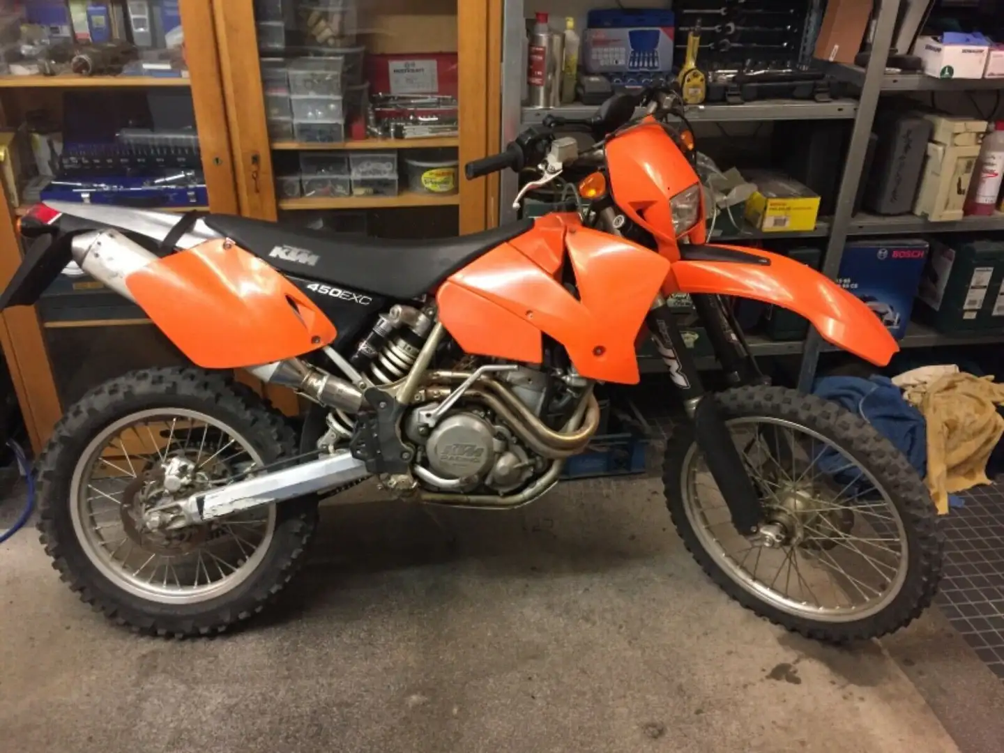 KTM 450 EXC Enduro Motocross Orange - 1