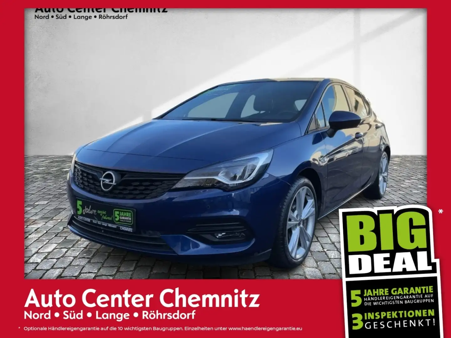 Opel Astra K 1.2 Ultimate OPC Line Matrix/Navi/4xSHZ Blau - 1