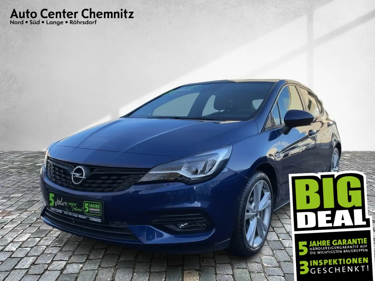 Opel Astra K 1.2 Ultimate OPC Line Matrix/Navi/4xSHZ Azul - 1