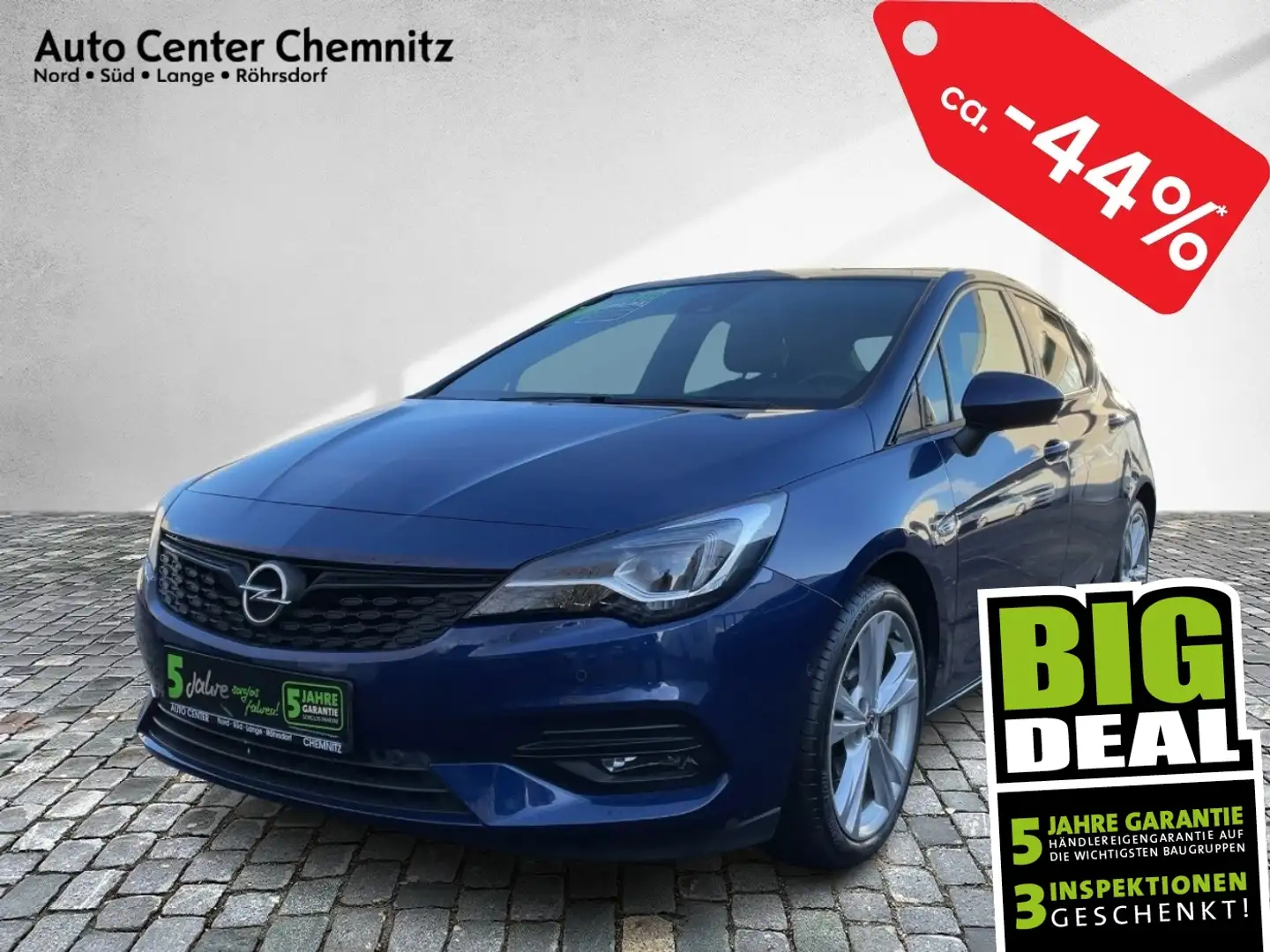 Opel Astra K 1.2 Ultimate OPC Line Matrix/Navi/4xSHZ Blau - 1