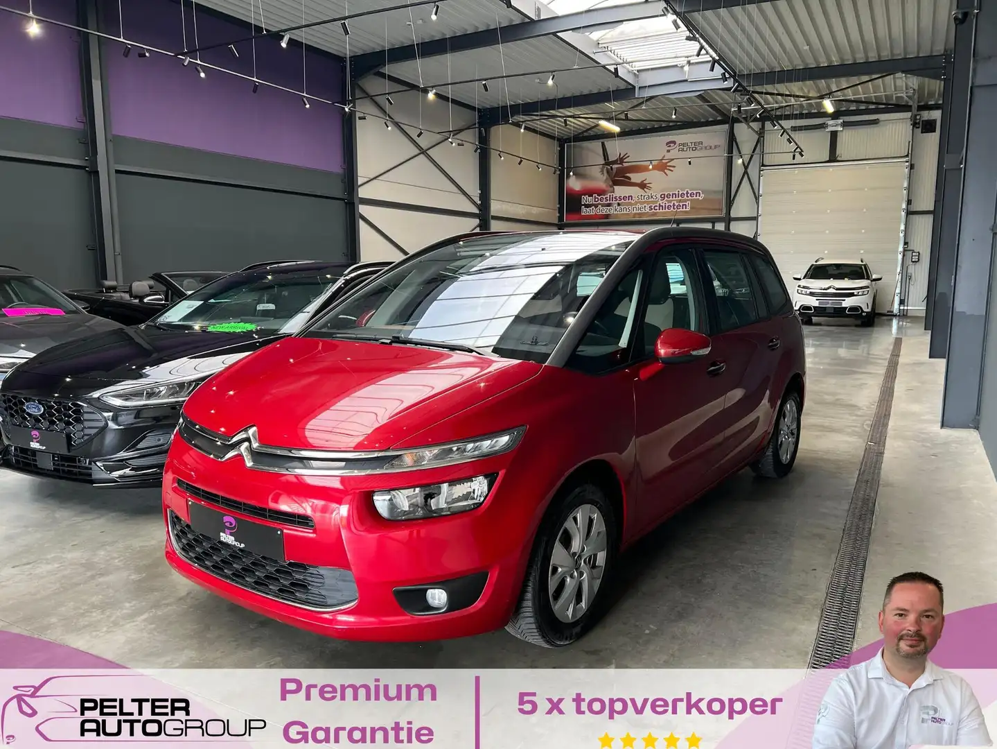 Citroen Grand C4 Picasso 1.2i 7plaatsen 130pk Red - 1