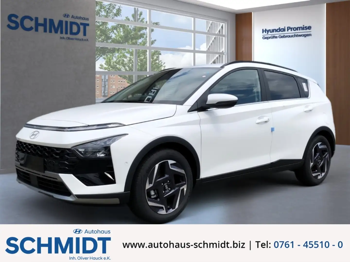 Hyundai BAYON FACELIFT Prime 48v 2WD 1.0 T-GDI Navi digitales Co Blanc - 1