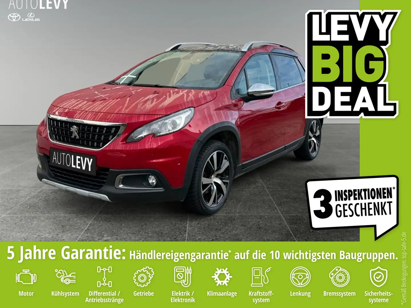 Peugeot 2008 1.2 PureTech 110 Crossway AHK*Kamera*PDC Rood - 1