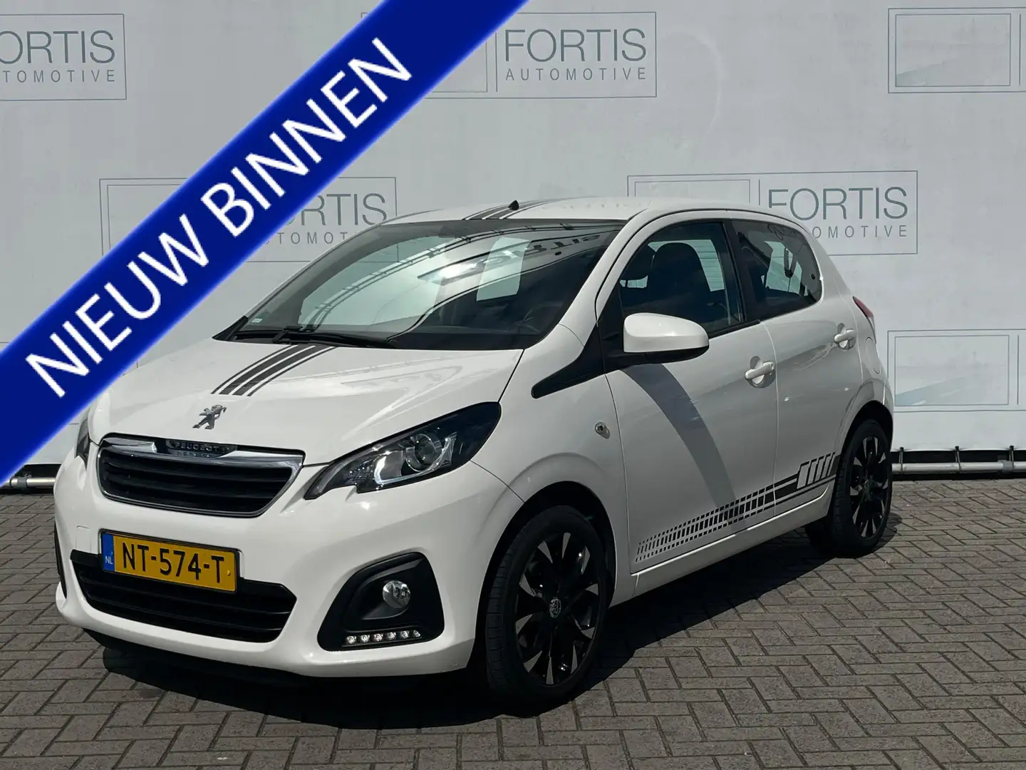 Peugeot 108 1.0 e-VTi Active AIRCO | LICHT METALEN VELGEN Wit - 1