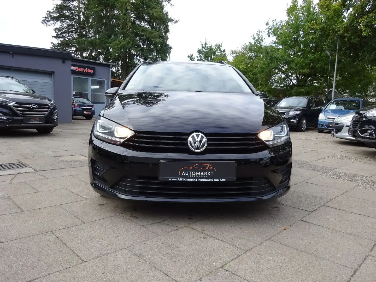 Volkswagen Golf Sportsvan SportsvanVII Trendline BMT/St-St/Klima/1-Hand Schwarz - 2