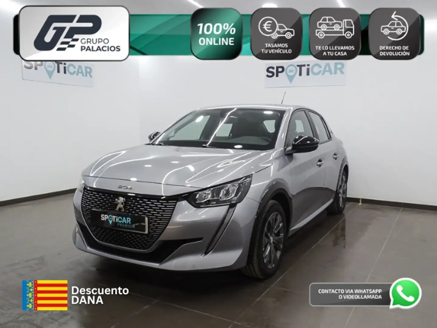 Peugeot 208 Active Pack Eléctrico 100kW Gris - 1