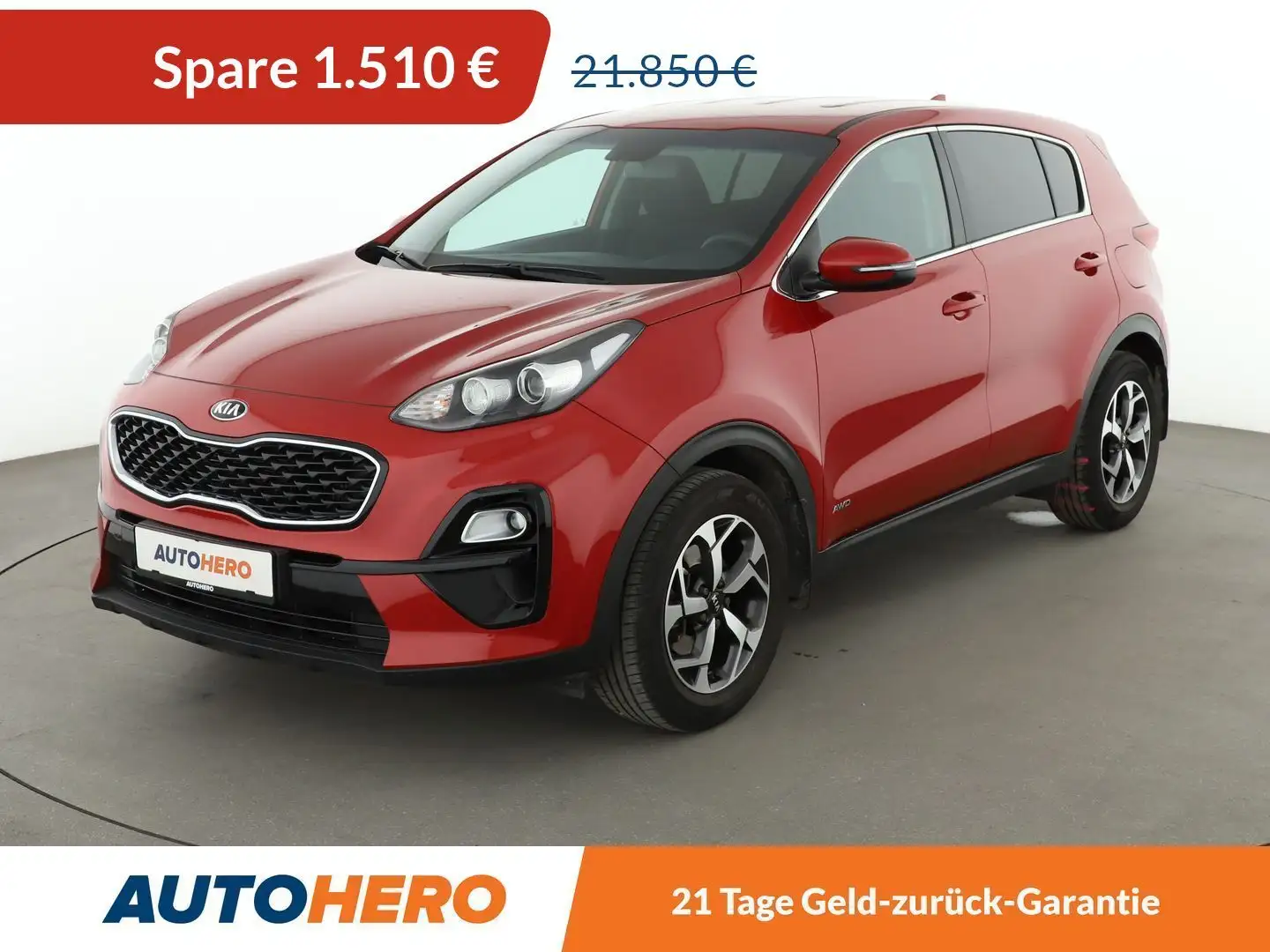 Kia Sportage 1.6 TGDI Spirit 4WD Aut*NAVI*CAM*KLIMA*GARANTIE* Rot - 1