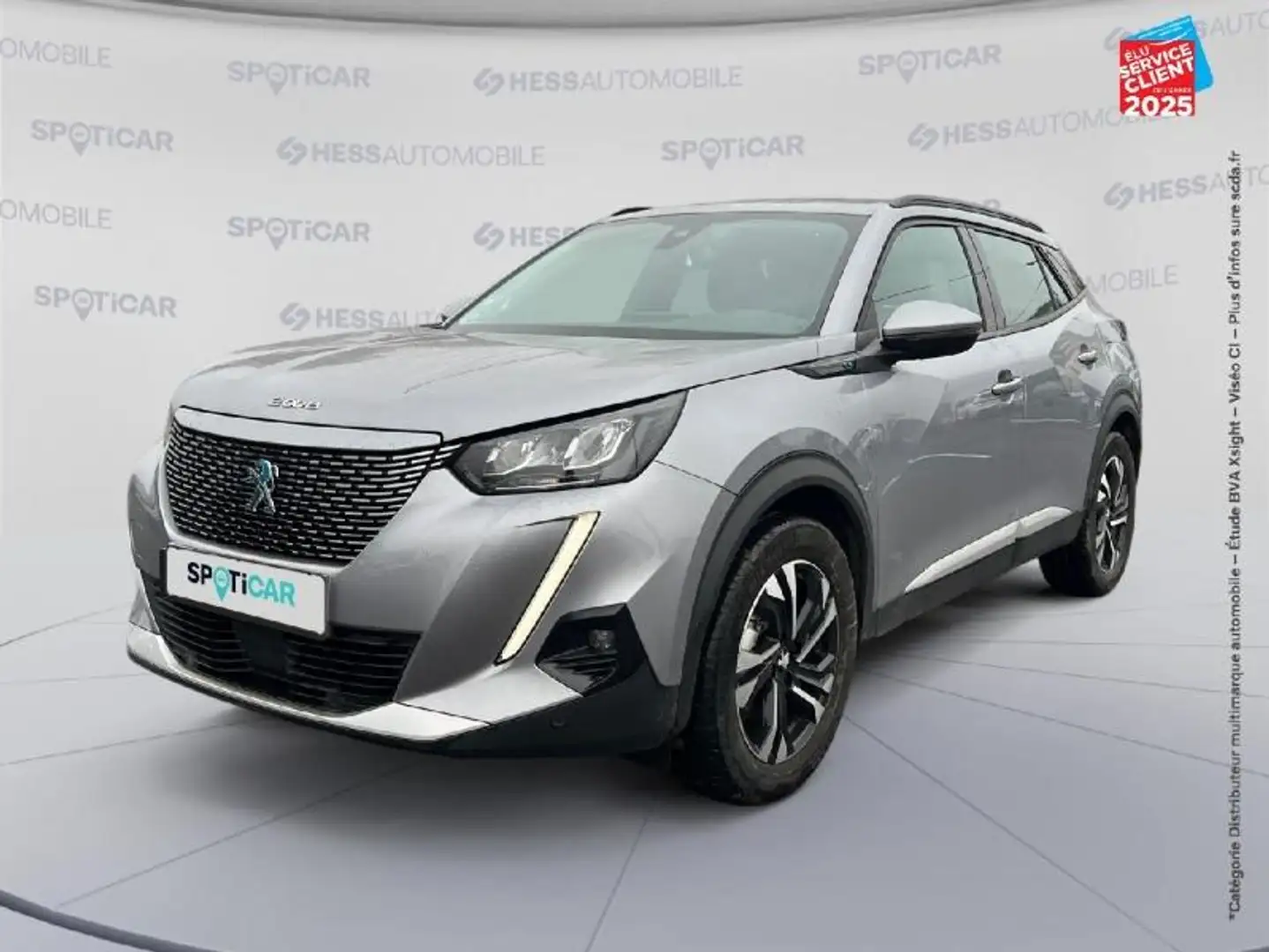 Peugeot e-2008 e-2008 136 ch Allure Gps I-Cockpit 3D Sièges chauffants Gris - 1