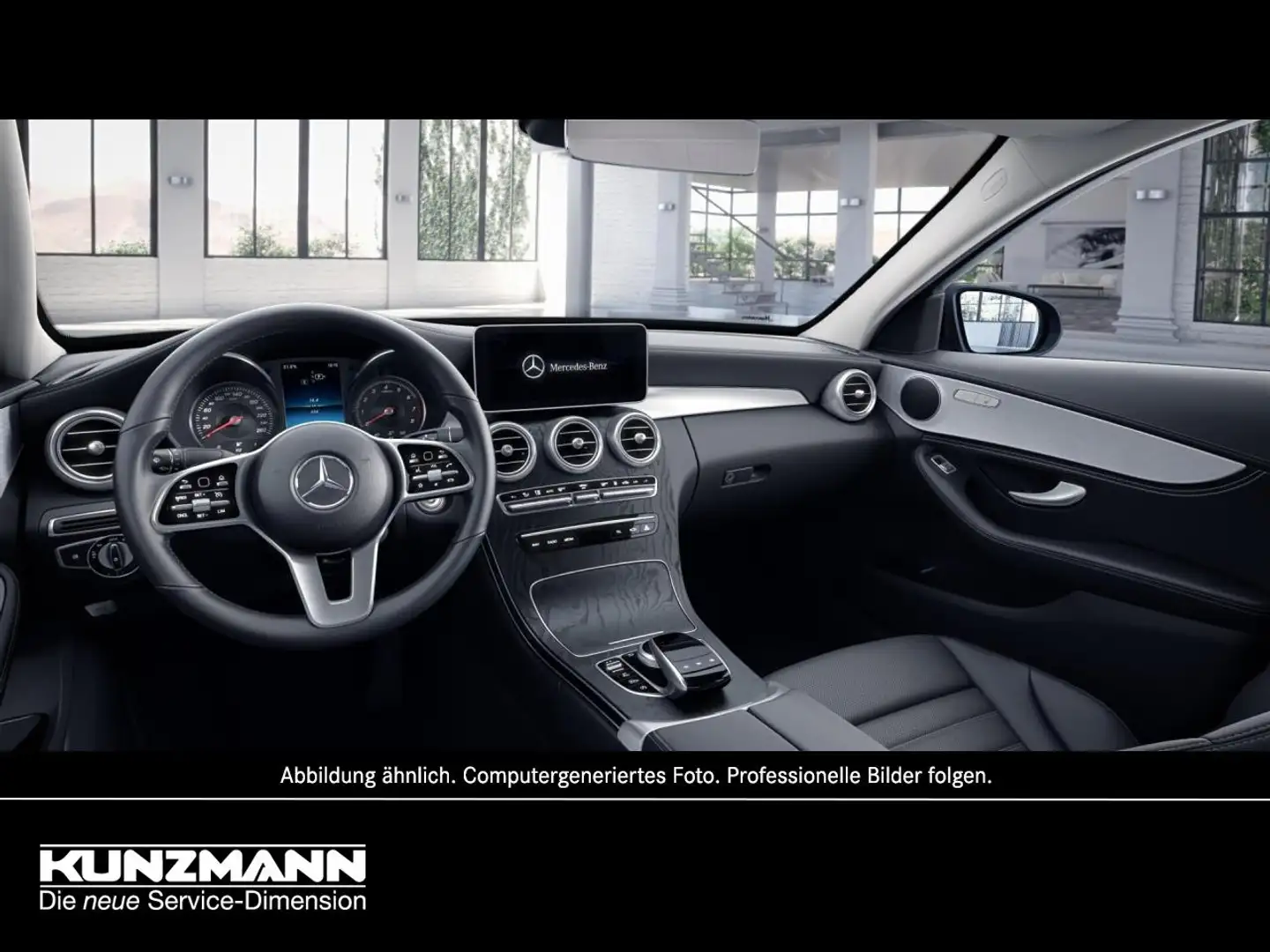 Mercedes-Benz C 180 AMG Exclusive Night MBUX Navi Standhzg Grigio - 2