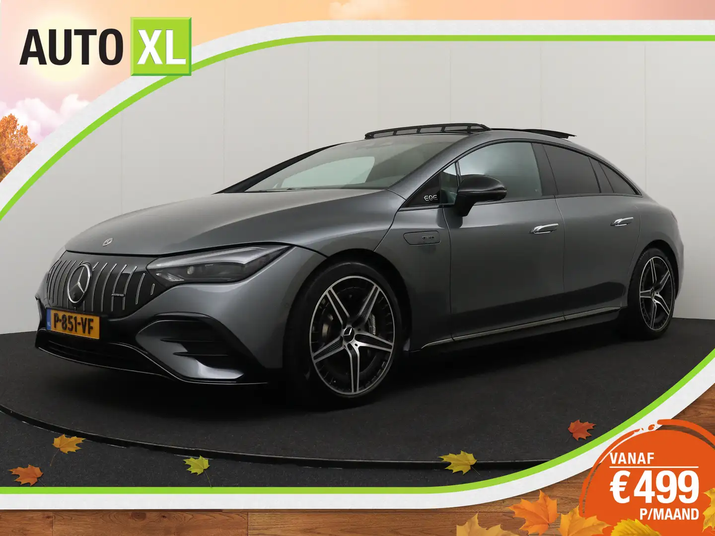 Mercedes-Benz EQE 43 AMG 91 kWh Pano-dak Hyper-Scherm Full Option! Gris - 1