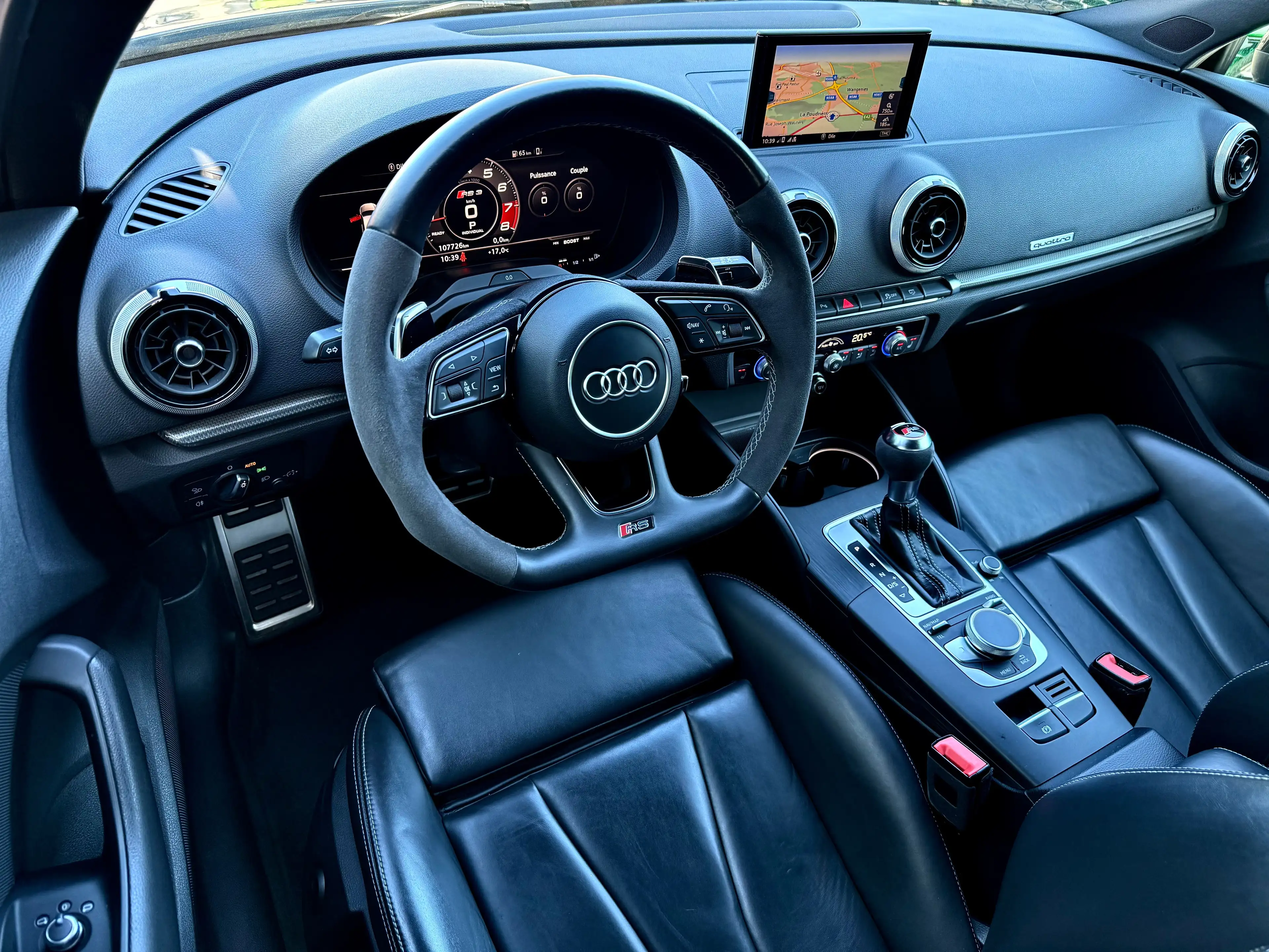 Audi RS3 2.5 TFSi 400CV SHADOW LiNE QUATTRO ViRTUAL COCKPiT CUiR NAVi JA19"+ — photo 11