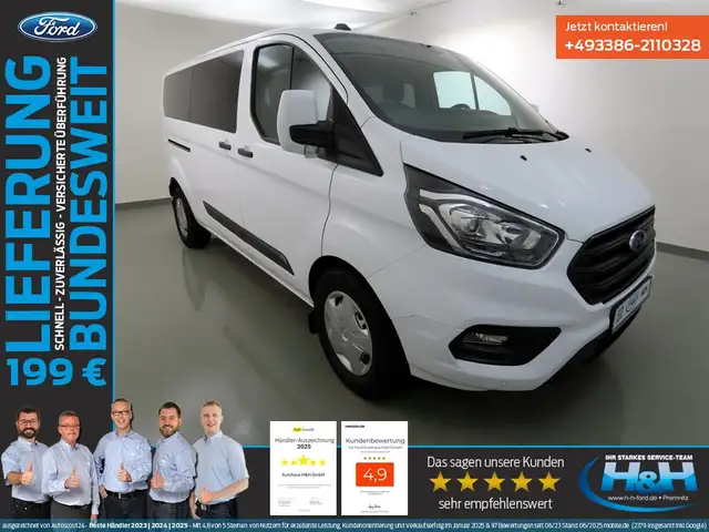 Ford Transit Custom 2.0 340 L2 Trend 9Sitze+AHK+Tempo