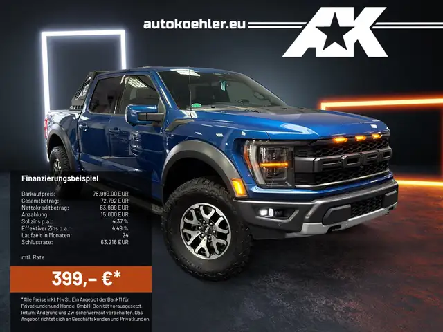 Ford F 150 Raptor Bügel, Lightbar, Pano, Klappe