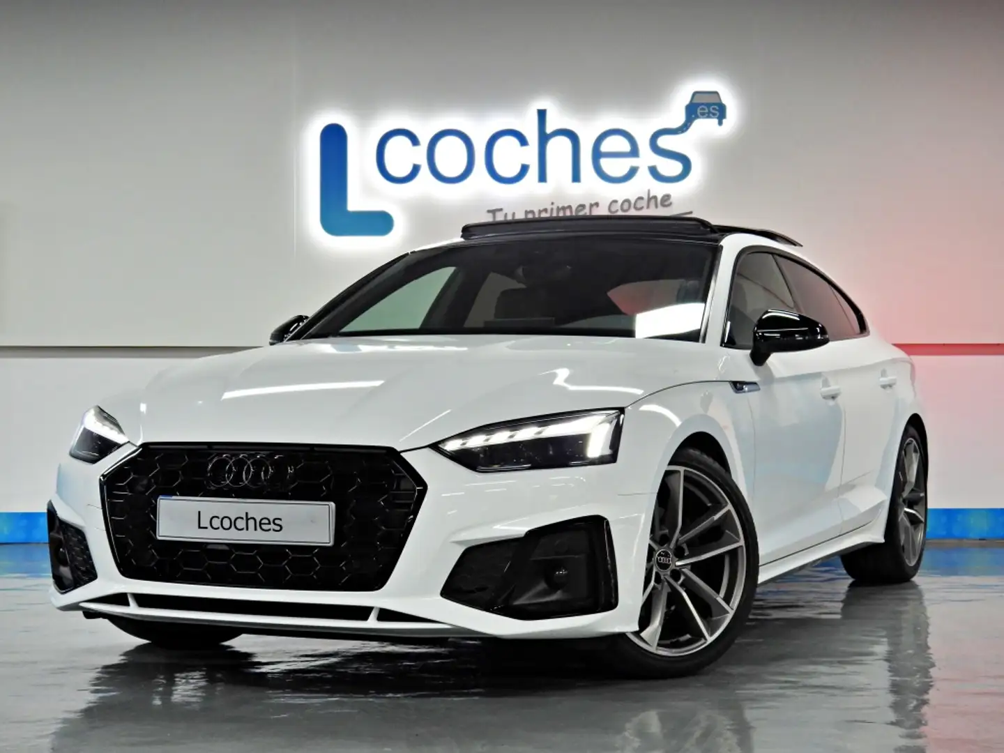 Audi A5 Sportback 35 TDI Black line S tronic Blanco - 1